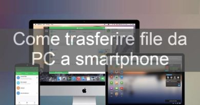 Come trasferire file da PC a smartphone