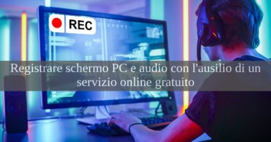 registrare schermo pc