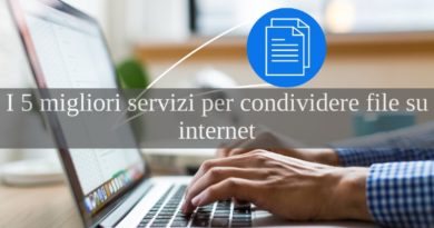 condividere file su internet