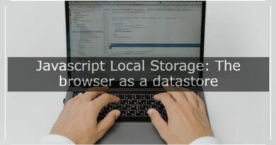 javascript local storage