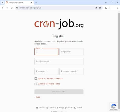 Cronjob: Esegui script schedulati gratuitamente